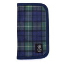 【5h限定12%OFF】彫刻刀ケース ケースのみ 撥水 軽量 タータンチェック ダークグリーン 小学生 男の子 美術 彫刻刀 こども 子供用 図工 低学年 高学...