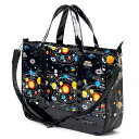 【20%OFF】レッスンバッグ マチ付きファスナー 太陽系惑星とコスモプラネタリウム ブラック 子供用 マチ付きファスナー 手提げバッグ お稽古バッグ 絵本袋 通学 入園グッズ 子供 ピアノ おけいこバッグ ショルダー 肩掛け 男の子 キッズ 小学校