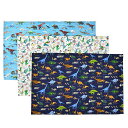 【クーポンで10%OFF 5日まで】【まとめ割対象】 ランチョンマット 40cm×60cm 柄違い 3枚セット 大恐竜セット 3枚セット 子供用 ナフキン 小学...