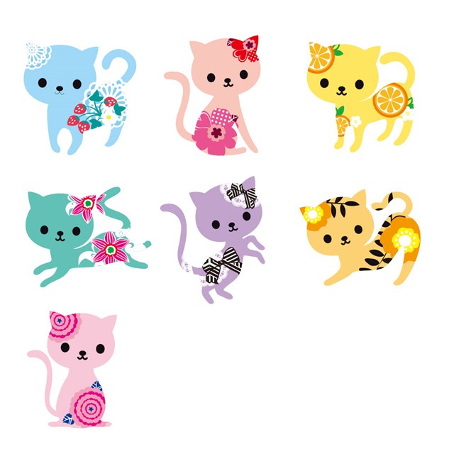 【送料無料 ゆうパケット配送】 お名前シール スタンダード アイロンタイプ 148ピース ねこねこシンフォニア 子供用 入園準備 入学準備 名前 ラベル シール 幼児 子供 ネームラベル 小学校