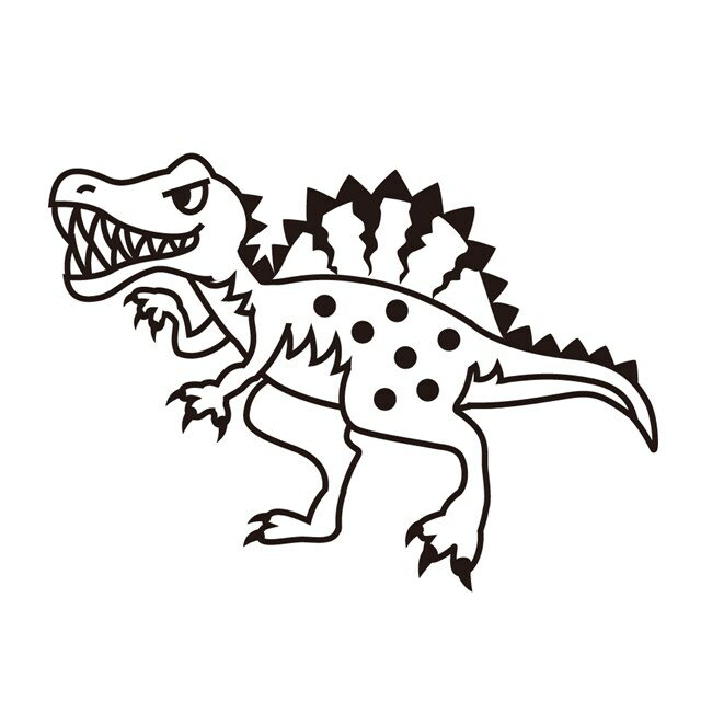 【安心スタンダード 15本セット】 お名前スタンプ スピノサウルス 子供用 入園準備 入学準備 名前スタンプ 入園 なまえスタンプ セット 入園 お名前はんこ ひらがな 小学校