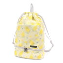 【夏得限定10%OFF】プールバッグ ナップサックタイプ 撥水 軽量タイプ ミモザフルール 子供用 プールバック キッズ 防水 水泳バッグ 手提げ 撥水 小学生...