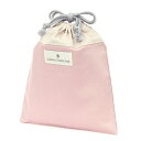 【夏得限定10%OFF】【ゆうパケット配送】 巾着 中 マチ無し給食袋 ネームタグ付き くすみ無地 くすみピンク くすみカラー 子供用 巾着袋 中 小学校 給食...