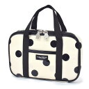 【新スクールアイテム特割フェア開催中】decor PolkaDot 裁縫・ソーイングバッグ polka dot large(twill・white) 子供用 裁縫バッグのみ 小学生 裁縫道具 小学校 さいほうバッグ 小学生 かわいい おしゃれ 小学校