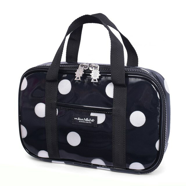 decor PolkaDot 裁縫・ソーイングバッグ polka dot large(twill・black) 子供用 裁縫バッグのみ 小学生 裁縫道具 小学校 さいほうバッグ 小学生 かわいい おしゃれ 小学校