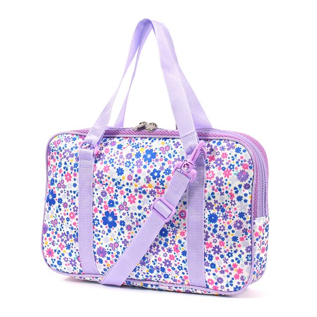 書道セット 習字セット 呉竹 撥水 軽量 フラワー模様のエアリーシャワー 子供用 書道バッグ 書道 ケース 習字道具 習字バッグ セット おけいこバッグ フルオ...