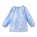 【週末10%OFFクーポン&特割】スモック ムーンライトバタフライ 子供用 長袖スモック 幼稚園 エプロン 小学生 用 子供 用 書道 高学年 美術 おしゃれ ...