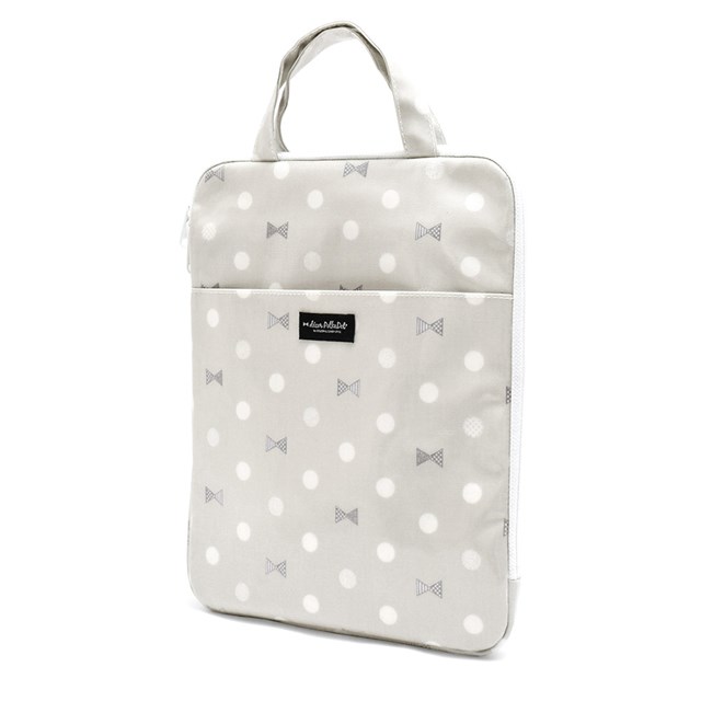 decor PolkaDot タブレット・パソコンケース (11インチ) Polka Dot Ribbon 小学生 ランドセル 11インチ 汎用 縦型 タブレットケース インナーバッグ クッション ラミネート 撥水 耐衝撃 キッズ 子供 可愛い ポケットのサムネイル