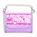 キッズウォレット 財布 レースチュールとメリーゴーランド ピンク 子供用 チェーン付き お財布 キッズ 子供 財布 小学生 キッズウォレット チェーン コインケ...