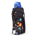 【まとめ割対象】 水筒カバー ラージタイプ 撥水 軽量 太陽系惑星とコスモプラネタリウム 子供用 水筒カバー ショルダー 子供 ラージ 水筒 カバー 肩掛け 水...