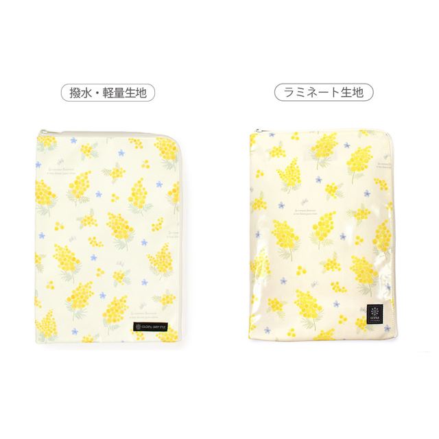 【SALE_12%OFF】連絡袋 A4 サイズ 撥水 軽量 ミモザフルール 子供用 女の子 連絡帳...