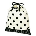 【夏得限定10%OFF】【ゆうパケット配送】 decor PolkaDot 大 体操服袋 子供 大 体操服袋 体操服入れ 巾着袋 大 持ち手付き巾着 小学生 小...