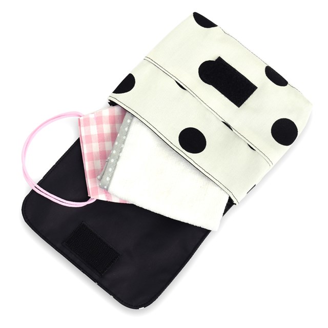 d?corPolkaDotレッスンバッグpolkadotlarge(twill・white)日本製