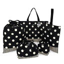 decor PolkaDot 入園入学セット リバーシブル polka dot large(twill black)xnarrow stripe(twill black) リバーシブル レッスンバッグ シューズケース 体操服袋 入園 バッグ セット 幼稚園 入園グッズ 入学準備 袋 セット 入学 小学校