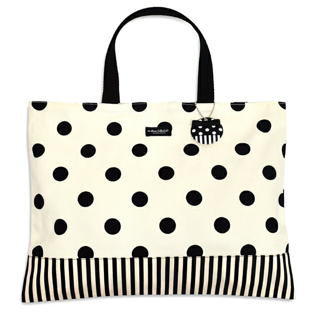 d?corPolkaDotレッスンバッグpolkadotlarge(twill・white)日本製d?corPolkaDotレッスンバッグpolkadotlarge(twill・white)日本製