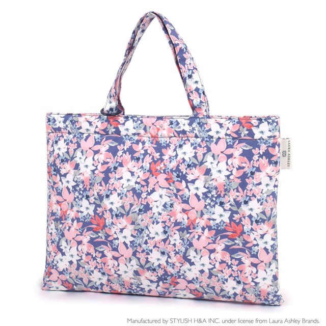 LAURAASHLEYレッスンバッグキルティング(ループ付き)Floret