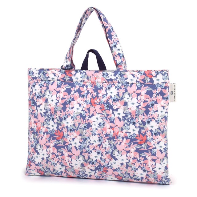LAURAASHLEYレッスンバッグキルティング(ループ付き)Floret