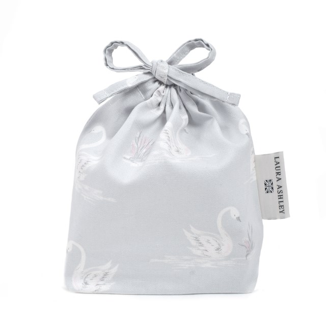 LAURAASHLEY巾着小コップ袋Swans