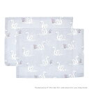 【10%OFFクーポン＆Wプレゼント】LAURA ASHLEY ランチョンマット(25cm×35cm) 2枚セット Swans 子供用 ナフキン 小学校 幼稚園 給食 ランチクロス テーブル クロス 給食 ランチマット 入園準備 小学生 小学校