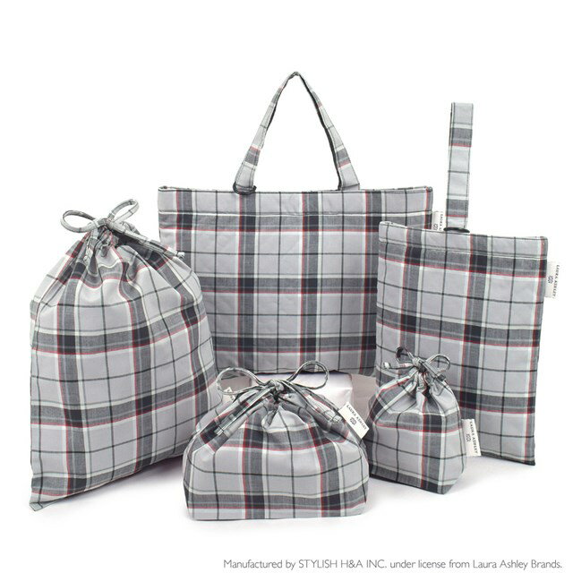 LAURA ASHLEY 入園入学セット キルティング Highland check