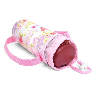 LAURA ASHLEY ペットボトルホルダー Amelie 子供用 水筒カバー 子供 水筒ホルダー ペットボトルホルダー ショルダー ペットボトル カバー 保冷 ペットボトルケース 収納 肩掛け おしゃれ