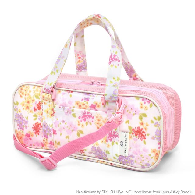 楽天COLORFUL CANDY STYLELAURA ASHLEY 画材・絵の具バッグ（サクラクレパス製 絵の具セット付き） Amelie 子供用 子供 絵の具 セット 小学生 水彩セット 画材セット 小学校 かわいい コンパクト ローラ アシュレイ 絵の具セット 絵具セット サクラ おしゃれ 小学校