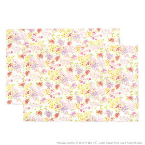 ڿ륢ƥóեLAURA ASHLEY ޥå(40cm60cm) 2祻å Amelie Ҷ ʥե ع ձ 뿩  ơ֥  뿩 ޥå 礭 Ƚ 顼  ع