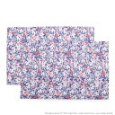 LAURA ASHLEY ランチョンマット(40cm×60cm) 2枚セット Floret 子供用 ナフキン 小学校 幼稚園 給食 ランチクロス テーブル クロス 給食 ランチマット 大きめ 大判 ラージ 小学生 小学校