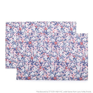 ڿ륢ƥóեLAURA ASHLEY ޥå(40cm60cm) 2祻å Floret Ҷ ʥե ع ձ 뿩  ơ֥  뿩 ޥå 礭 Ƚ 顼  ع