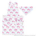 【クーポンで10%OFF 5日まで】【まとめ割対象】 LAURA ASHLEY バッククロス子どもエプロン 100〜120cm Pretty Flamingo ...