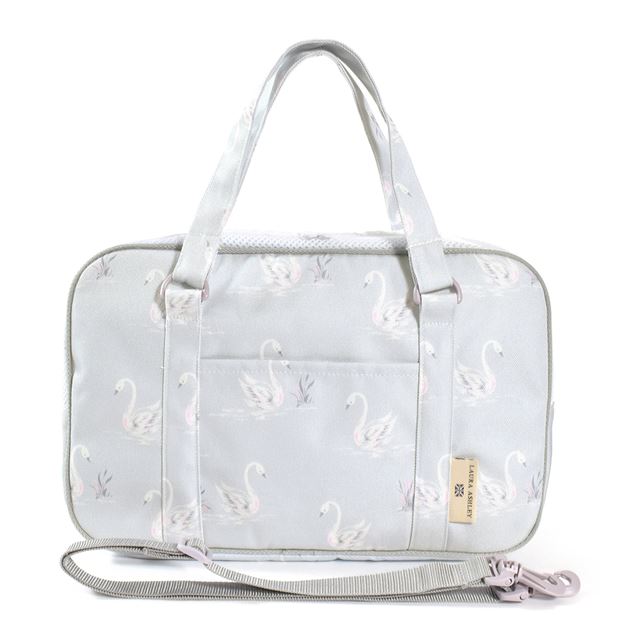 LAURA ASHLEY 書道 習字バッグ 撥水 軽量 Swans 子供用 書道バッグのみ 書道バッグ...