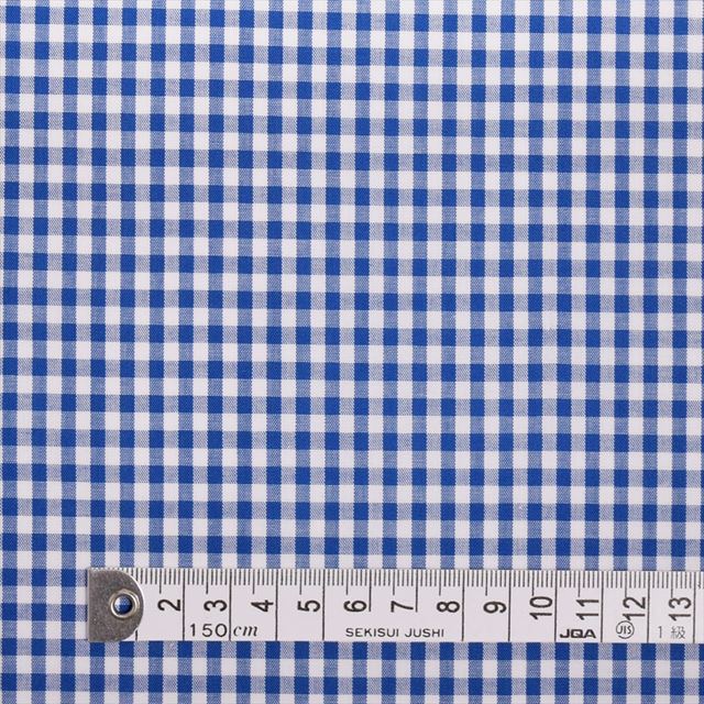 ■生地柄特長清潔感のある上品なブルーのギンガムチェック。流行に左右されないチェックはカジュアルスタイルの大定番です。■商品特長薄手の定番素材。シーチングやCBポプリンに比べて織りが詰まっていて、なめらかで適度な張りと耐久性のあるブロードを、...