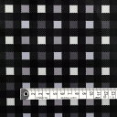 商用利用可 生地 ラミネート 生地 ブラック モノクロームチェック ラミネート(厚み0.2mm)生地