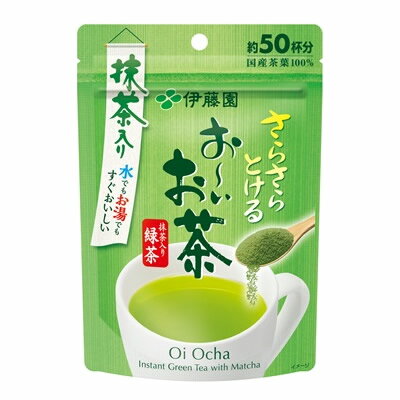 伊藤園 さらさらとける お～いお茶 抹茶入り緑茶 40g (メール便送料無料) 粉末 お茶 緑茶 りょくちゃ 通販のサムネイル