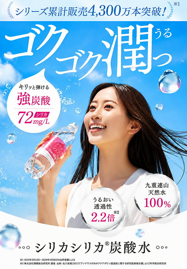 炭酸水 シリカシリカ スパークリング 500ml×24本 (送料無料) 強炭酸水 ダイエット 運動 美容 シリカ水 シリカスパークリング 天然水 国産炭酸水 ミネラル炭酸水 ミネラルウォーター シリカ72mg 九州天然水 軟水 ナチュラルミネラルウォーター ccsz-10002345 食彩創庫 サンプル画像2