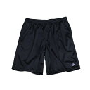 CHAMPION チャンピオン / Champion 81622 3.7oz. Long Mesh Short With Pockets BLACK 短パン ショーツ PANTS パンツ メッシュ ショーツ ハーフパンツ ゆったり ブラック 黒 MENS メンズ LADIES レディース 送料無料