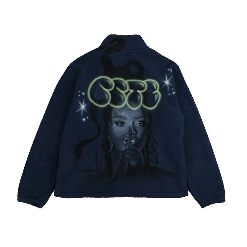 乐天商城 - 【倉庫在庫】CCTB / ROBYN FLEECE JACKET NAVY送料無料