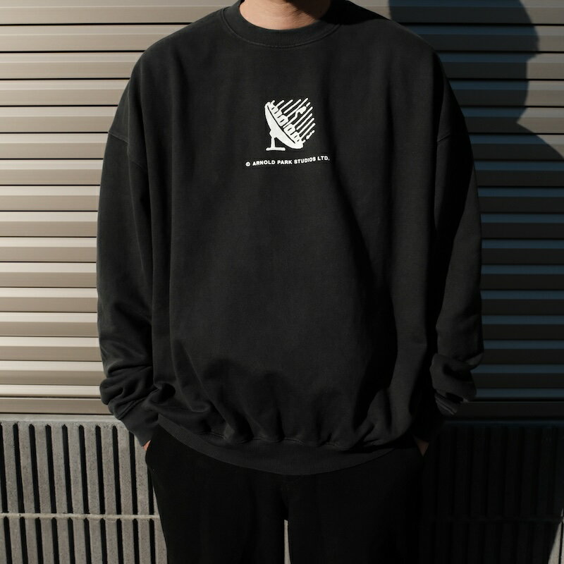 ARNOLD PARK STUDIOS / SATELLITE CREW NECK FADED BLACK 送料無料当店通常価格：21,450円(税込)