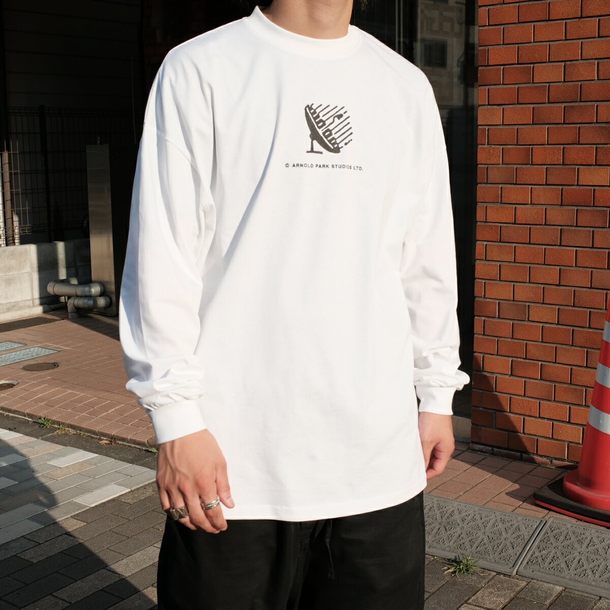 乐天商城 - ARNOLD PARK STUDIOS / SATELLITE LS T WHITE Tシャツ 送料無料