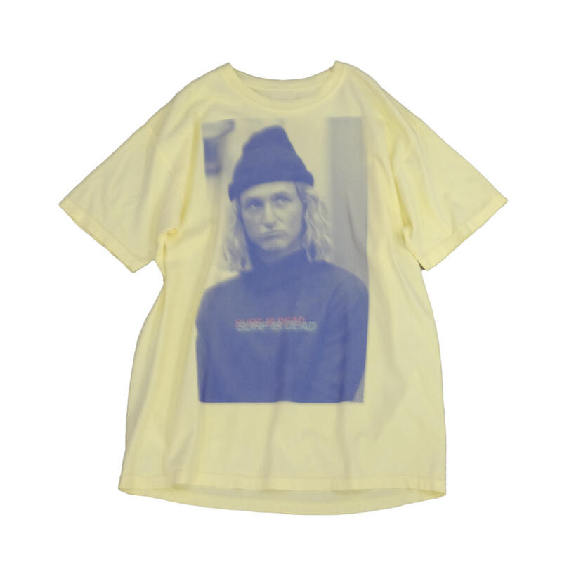 SURF IS DEAD / サーフイズデッド T Shirts Yellow Tシャツ 半袖 オレンジ MENS メンズ LADIES レディース ユニセックス 送料無料　　当店通常価格：8,250円(税込)