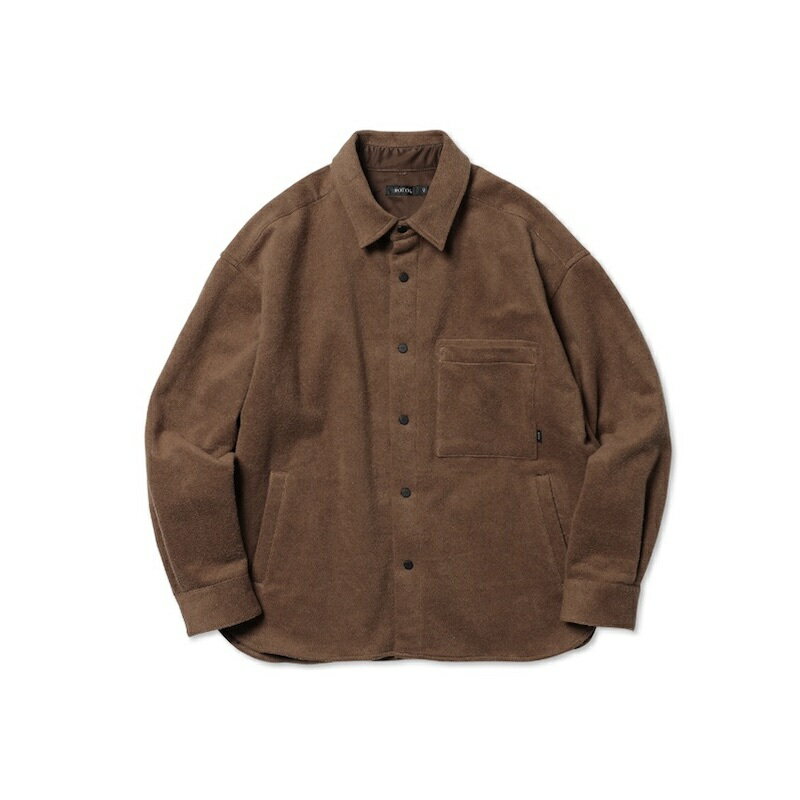 楽天CCTB【SALE 40％OFF】ROTOL / SNAP BUTTON SHIRT MELTON CARAMEL送料無料当店通常価格：41,800円（税込）