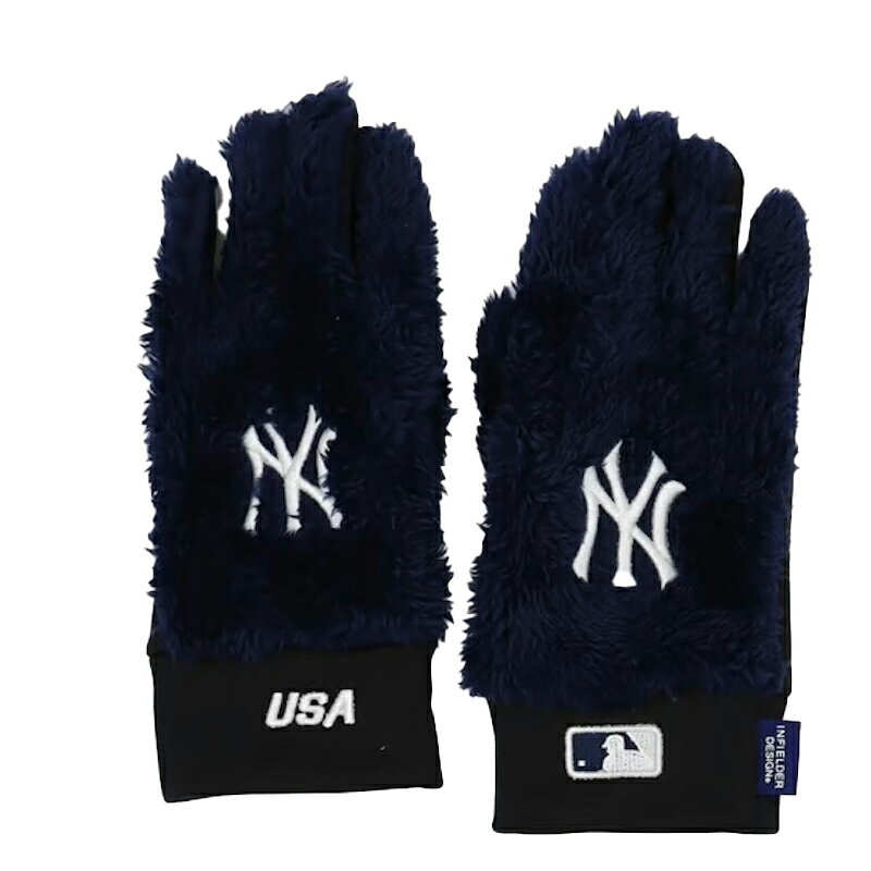 MLB×INFIELDER DESIGN：TAMA SP MLB 3D GLOVES 手袋 グローブ NY Yankees当店通常価格：6,600円(税込)