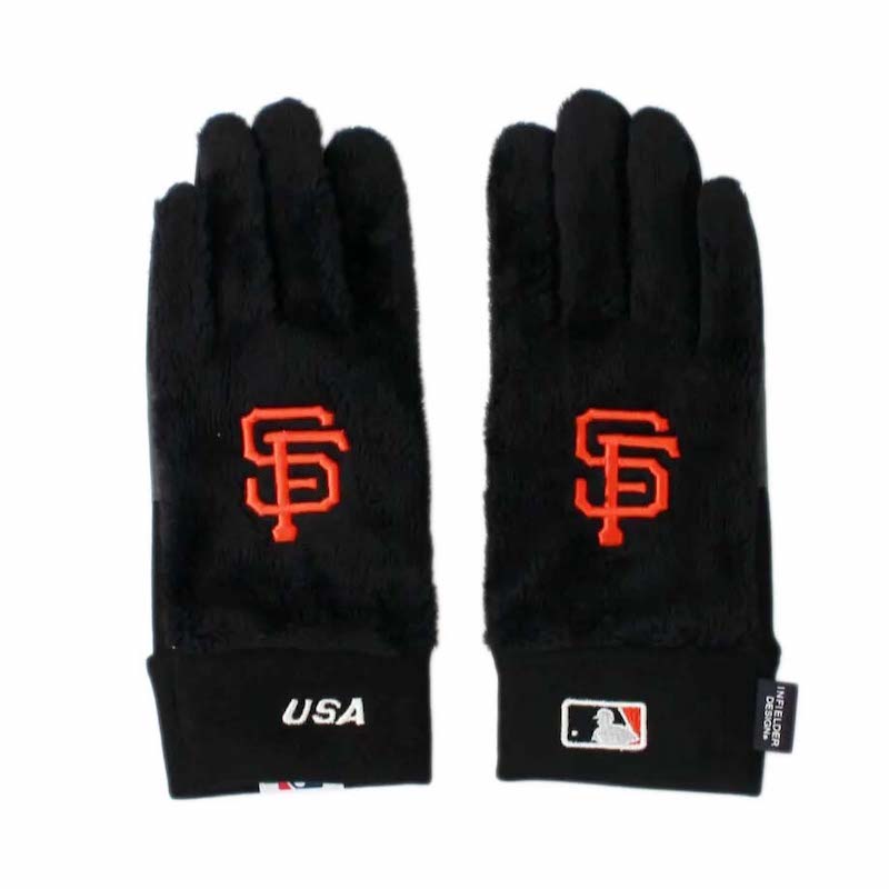 MLB / MLB 3D GLOVES BLACK - (SF Giants) サンフランシスコジャイアンツ 手袋 グローブ当店通常価格：6,600円(税込)