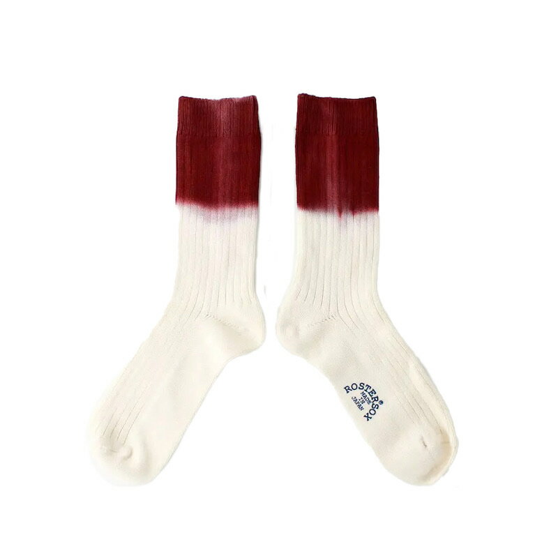 ROSTER SOX ロスターソックス / HRD RIB BURGANDY MENS メンズ当店通常価格：2,200円(税込)