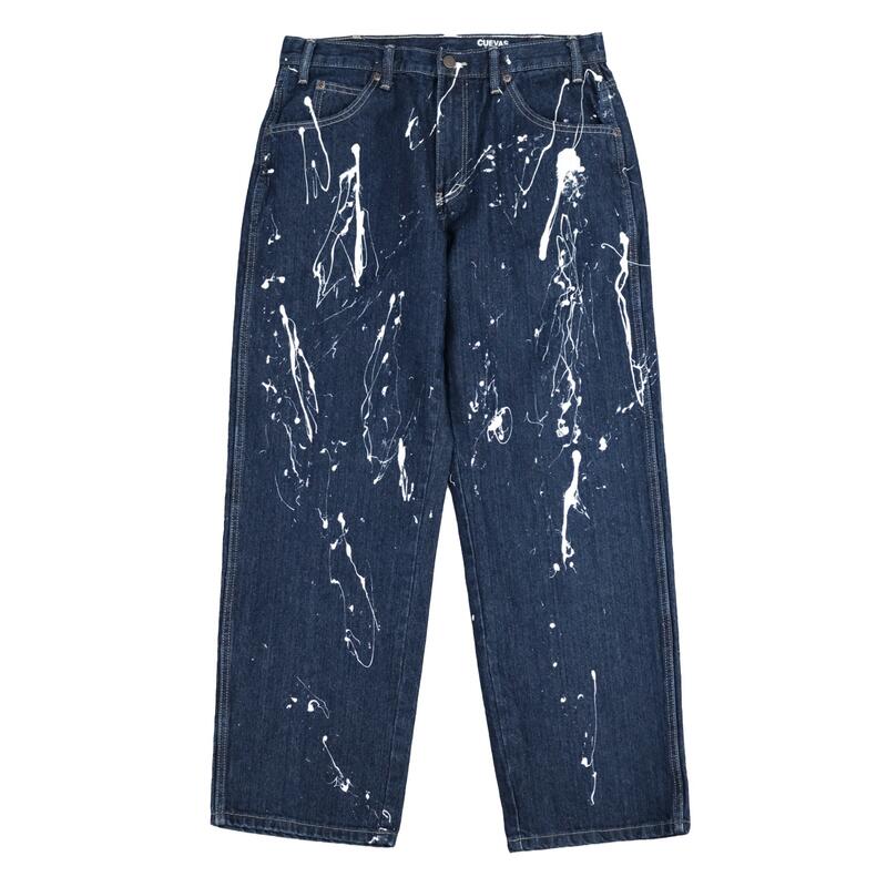 CUEVAS UNIFORM / SPLATTER DENIM デニム MENS メンズ LADIES レディース 送料無料　　当店通常価格：27,500円(税込)