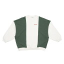 WILLY CHAVARRIA / HOOLIGAN BLOCK SWEATSHIRT Bright White & Forest送料無料 当店通常価格：31,900円(税込)