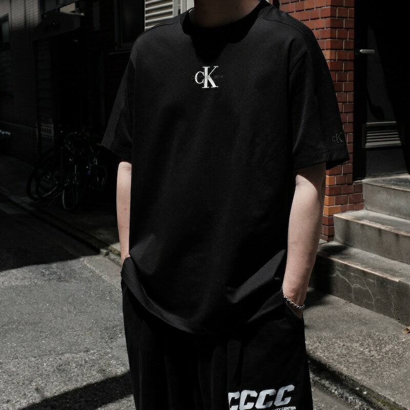 乐天商城 - 【倉庫在庫】Calvin Klein Jeans / COOLING HWK TOP BLACK 24SS 新作 送料無料