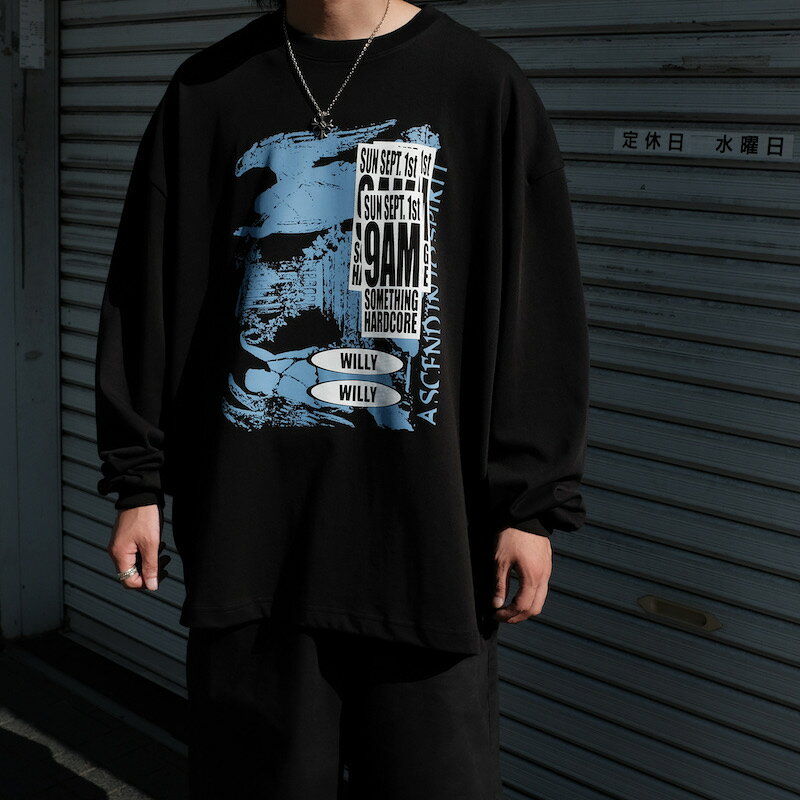 乐天商城 - WILLY CHAVARRIA / ASCEND INTO SPIRIT LS BUFFALO T SOLID BLACK23AW 送料無料