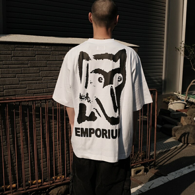 乐天商城 - EMPORIUM / ABSTRACT LOGO T SHIRT WHITE 25SS 送料無料