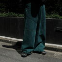 WILLY CHAVARRIA / RAVER PANTS OVERD GREEN 24SS Xʏ퉿iF45,100~(ō)